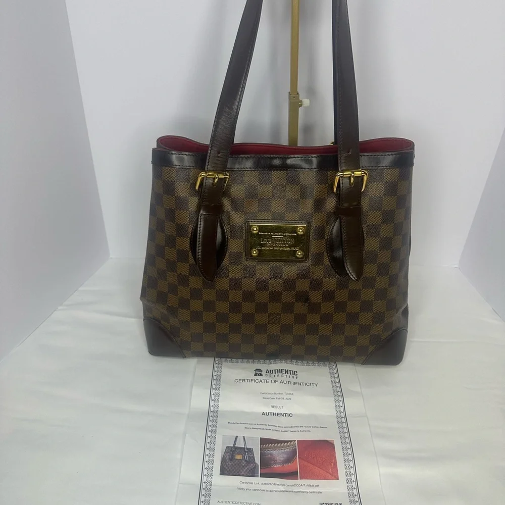 Louis Vuitton Hampstead Handbag Damier MM - Picture 2 of 16